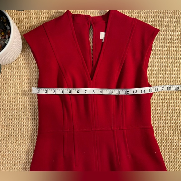 Red, Cocktail Anthropologie Midi dress - Picture 6 of 8